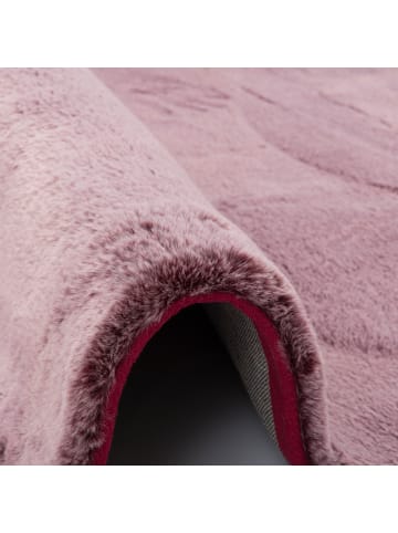 Pergamon Fellteppich Luxus Super Soft Plush Rund in Zwart