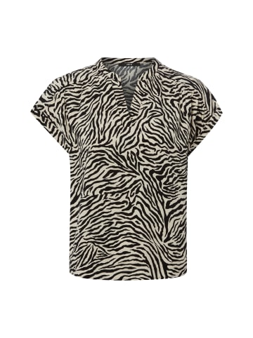 Zero Schlupfbluse in beige schwarz