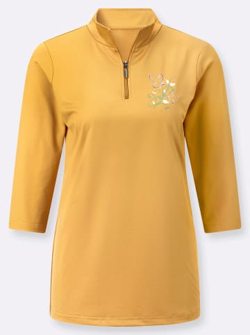 Sieh an! Freizeitshirt in ocker