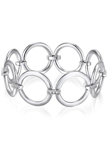 Lulu & Jane Armband Metall-Legierung verziert mit Kristallen von Swarovski® in silber