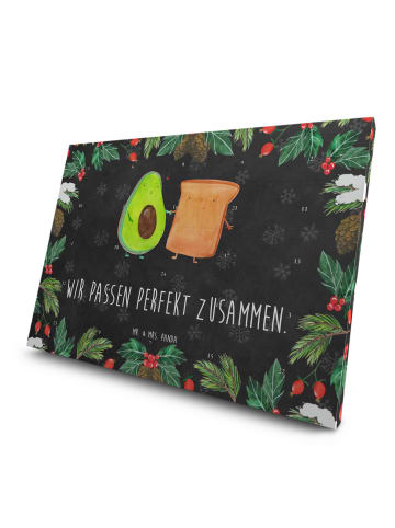 Mr. & Mrs. Panda Tee Adventskalender Avocado Toast mit Spruch in Kreidetafel