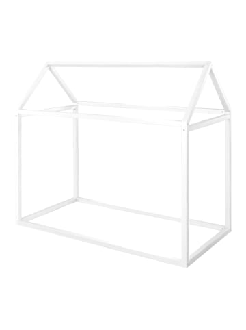 roba Nachhaltiges Montessori Hausbett 70 x 140 cm – FSC-Massivholz - weiß