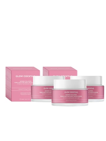 Glow Cocktail Collagen Restore Nachtcreme Trio
