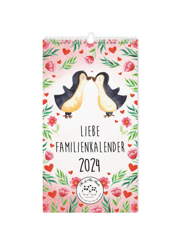 Mr. & Mrs. Panda Familienkalender 2024 Liebe Collection ohne Spruch in Weiß