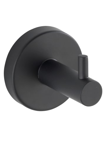 Wenko Handtuchhaken BOSIO in Schwarz, (H) 5,5 x (L) 5,5 cm