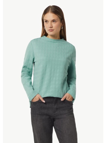 comma CI Sweatshirt langarm in Türkis