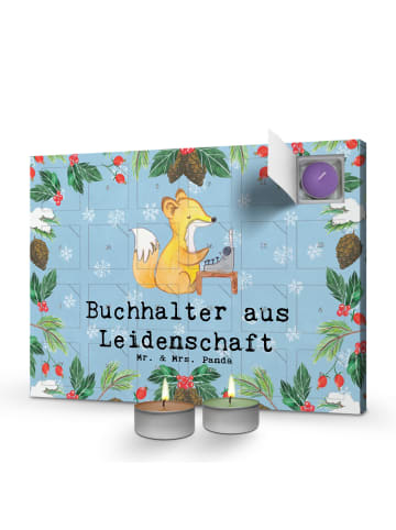 Mr. & Mrs. Panda Adventskalender mit Duftkerzen Buchhalter Leide... in Eisblau