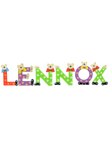 Playshoes Deko-Buchstaben "LENNOX" in bunt