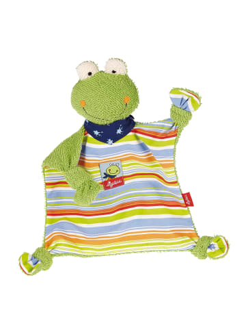 Sigikid Schnuffeltuch Frosch Fortis Frog in beige/blau/gelb