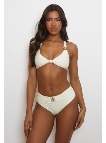 Moda Minx Bikini Hose Amour Rouched High Waist in Coconut