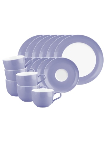 Seltmann Weiden 18-tlg. Kaffeeservice Liberty Pure Colors in Grape Purple
