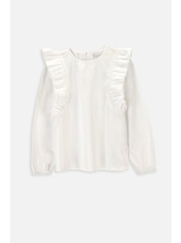 Coccodrillo Langärmelige Bluse in weiß