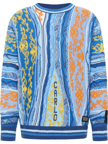 Carlo Colucci Strickpullover di Cicco in Blau