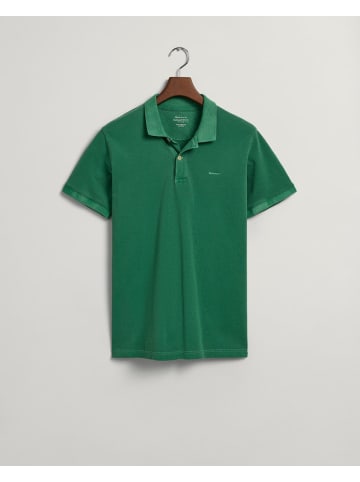 Gant Sunfaded Piqué Poloshirt in Grün