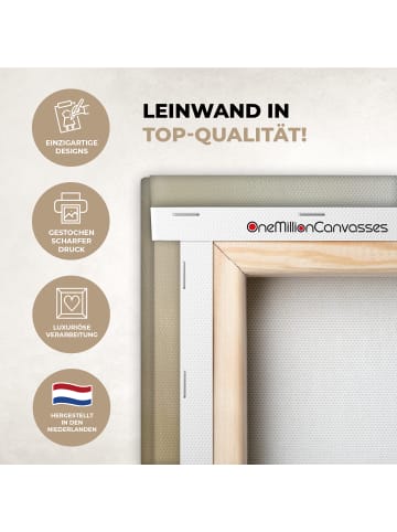 OnlyWow Leinwand Bilder Kräutertisch