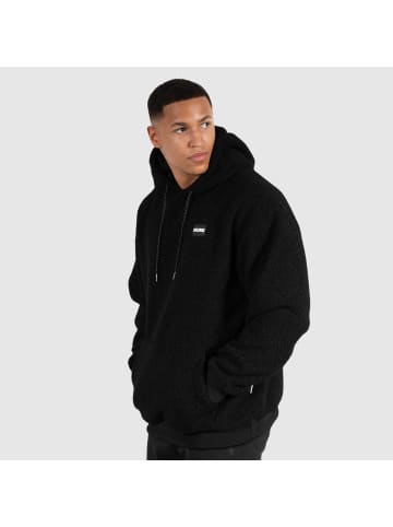 SMILODOX Teddy Fleece Hoodie Antony in Schwarz