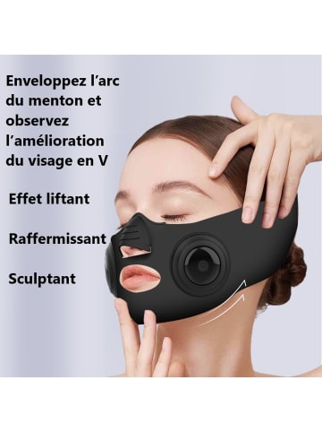 Paloma Beauties Straffende Maske mit Elektrostimulation in Schwarz