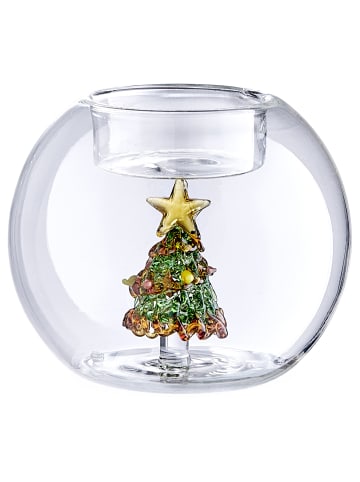 Butlers Butlers Teelichthalter MERRY&BRIGHT Tannenbaum in Durchscheinend
