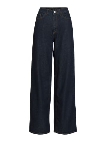 Vila Wide Fit Jeans in Dark Blue Denim2