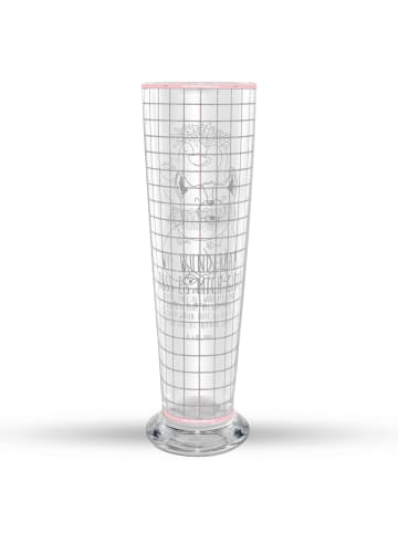 Mr. & Mrs. Panda Bierglas Corgie mit Spruch in Transparent