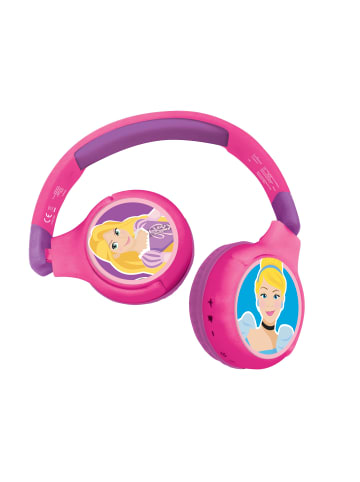 Lexibook Disney Prinzessinnen 2-in-1 BT & Kabel-Kopfhörer
