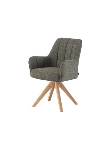 DUBI Möbel 2er-Set: Drehstuhl THOMAS-FINA in Grün - (B)58 x (H)87 x  (T)62 cm