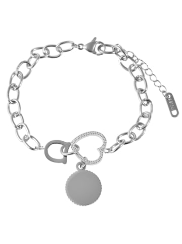 Adeliás Damen Armband aus Edelstahl 17+3 cm in silber