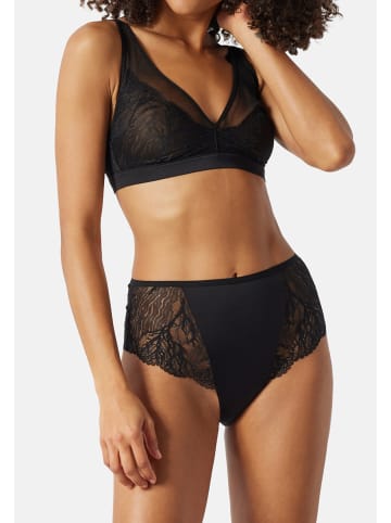 Schiesser Highwaist String Lace in Schwarz