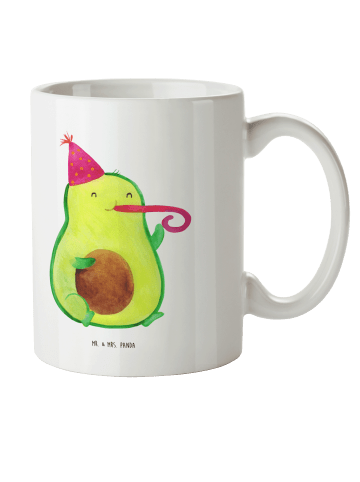 Mr. & Mrs. Panda Pott Avocado Feier ohne Spruch in Weiß