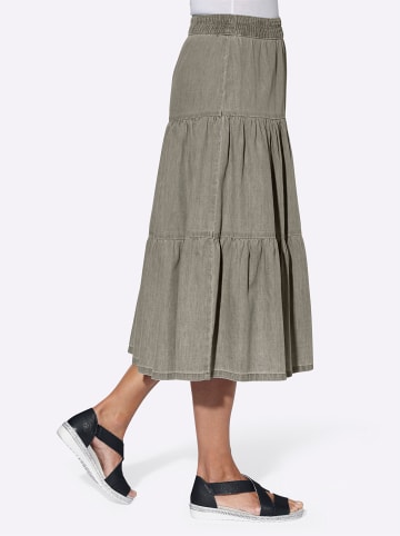 WITT WEIDEN Jeans-Rock in grey denim