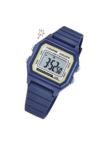 Calypso Digital-Armbanduhr Calypso Digital dunkelblau mittel (ca. 37mm)
