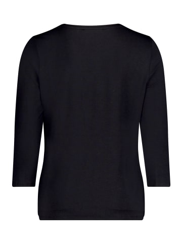 Betty Barclay Basic Shirt mit Placement in Schwarz