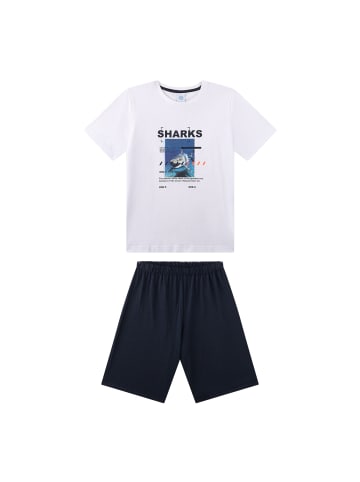 Sanetta Pyjama in Weiß