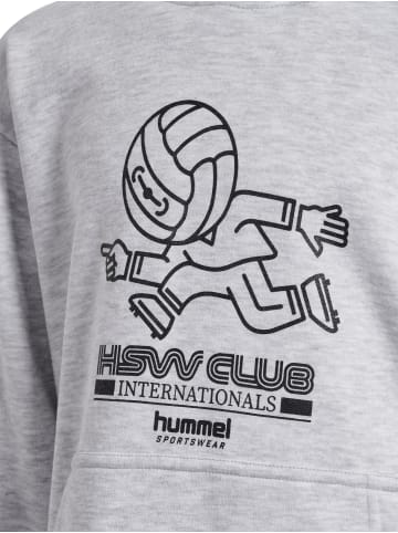 Hummel Hummel Kapuzenpullover Hmljr Loose Kinder in LIGHT GREY MELANGE