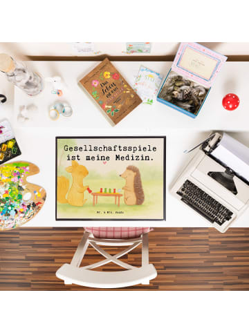 Mr. & Mrs. Panda Schreibunterlage Eichhörnchen Gesellschaftsspie... in Weiß