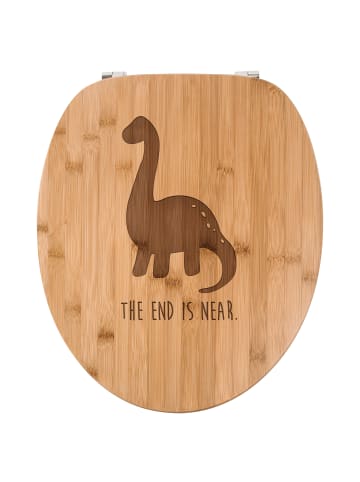 Mr. & Mrs. Panda WC-Brille Dinosaurier Langhals mit Spruch in Transparent