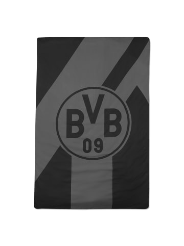 BVB BVB Bettwäsche "Borussia" 135x200 cm in Schwarz/Grau