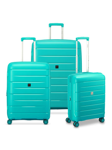 MODO by roncato Starlight 3.0 4 Rollen Kofferset 3-teilig mit Dehnfalte mint green