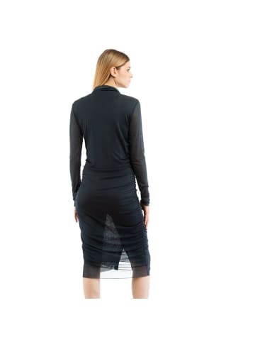 Patrizia Pepe Blau Polyester Casual Kleid