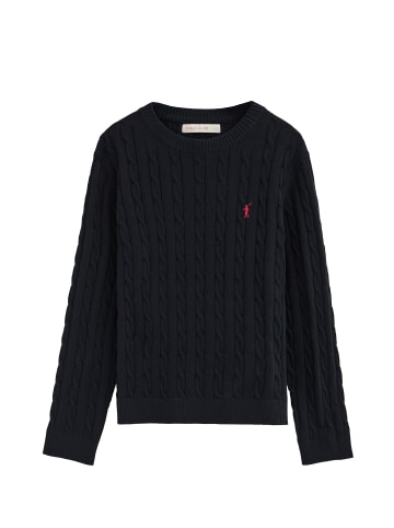 Polo Club Pullover RIGBY GO CABLE U COTTON W VO in Navy Blau