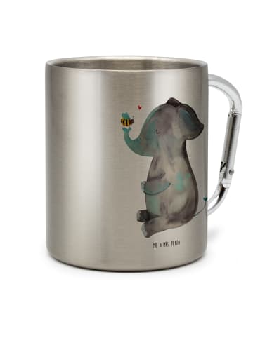 Mr. & Mrs. Panda Tasse Elefant Biene ohne Spruch in Silber