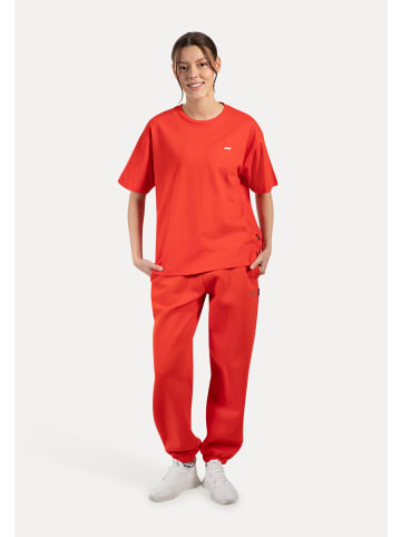 SMILODOX T-Shirt Lyanna in Rot