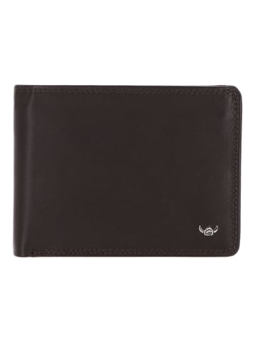 Golden Head Polo RFID Geldbörse Leder 12 cm dunkelbraun