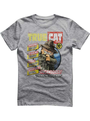 Garfield T-Shirt "True Cat Cases Cover T-Shirt" in Grau