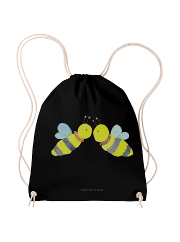 Mr. & Mrs. Panda Stoffbeutel Biene Liebe ohne Spruch in Schwarz