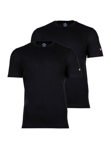 Champion T-Shirt 2er Pack in Schwarz