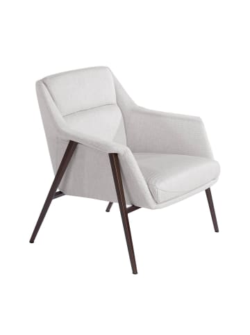 Angel Cerdá Sessel 5010 in Weiß / Braun – (B)78 x (H)76 x (T)77 cm
