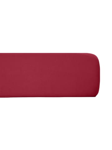 BettwarenShop Spannbettlaken Boxspring in weinrot