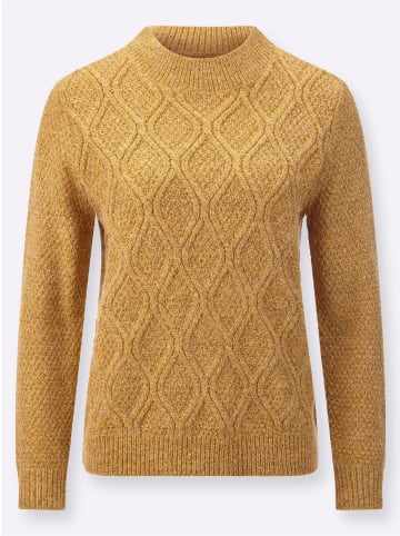 WITT WEIDEN Pullover in ocker-meliert