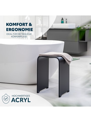 bremermann Duschhocker schwarz